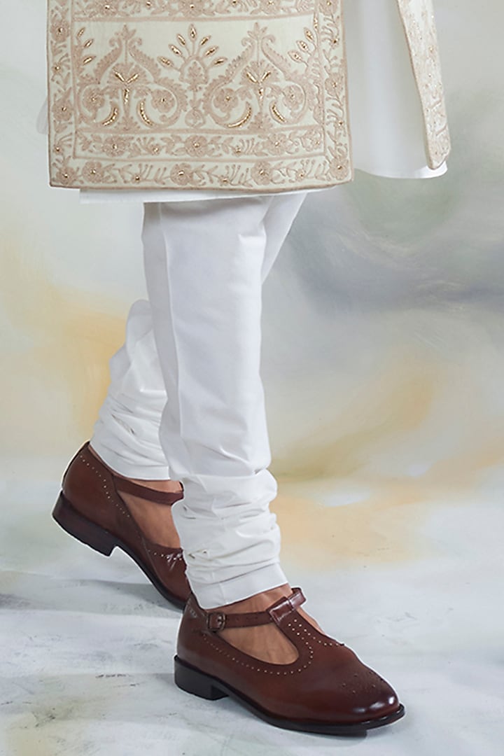 Mint Embroidered Wedding Sherwani Set by Gargee Designers at Pernia's Pop Up Shop