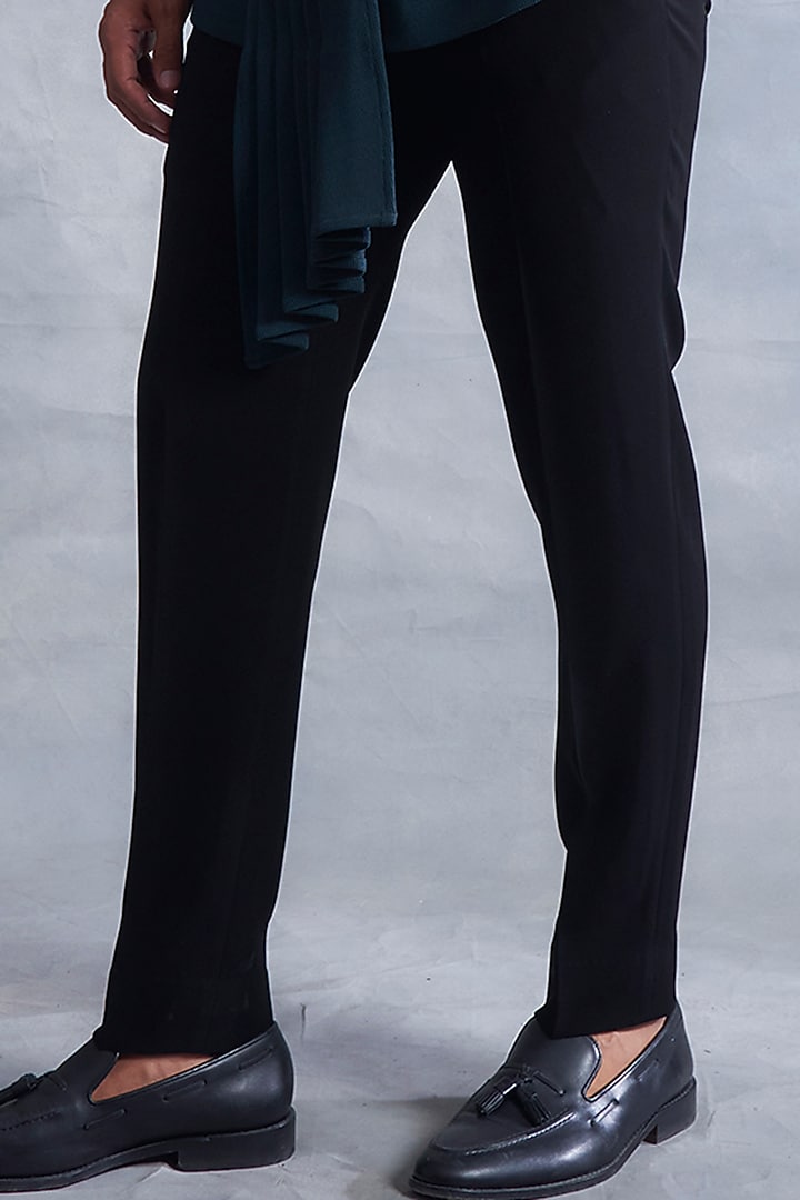 Teal Green Poly Viscose Wedding Bandhgala Jacket Set by Gargee Designers at Pernia's Pop Up Shop