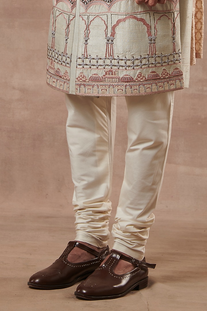 Ash Grey Embroidered Groom Sherwani Set
by Gargee Designers at Pernia's Pop Up Shop