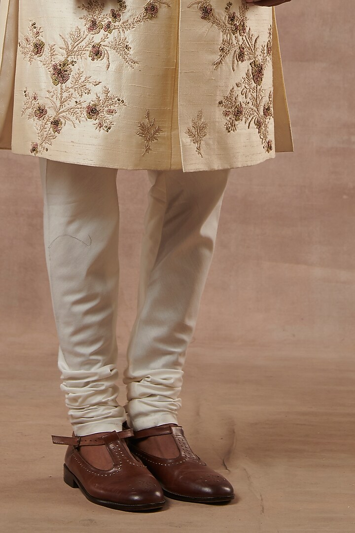 Cream Embroidered Groom Sherwani Set
by Gargee Designers at Pernia's Pop Up Shop