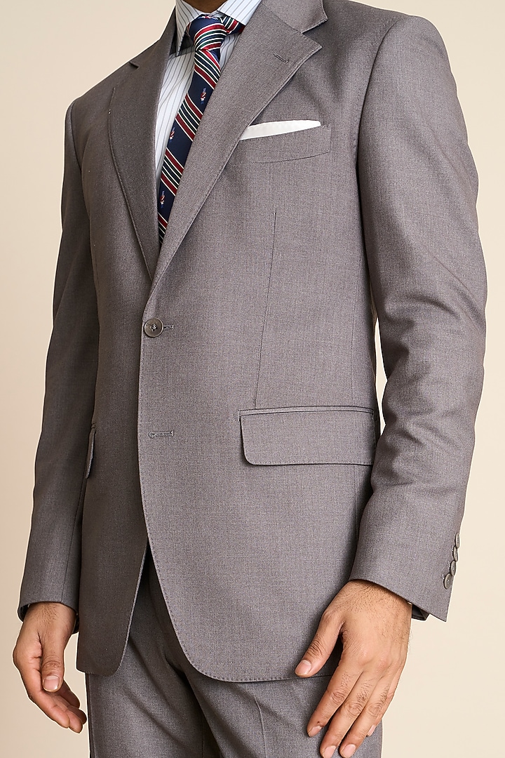 Grey Poly Viscose Suit Set by Gargee Designers at Pernia's Pop Up Shop