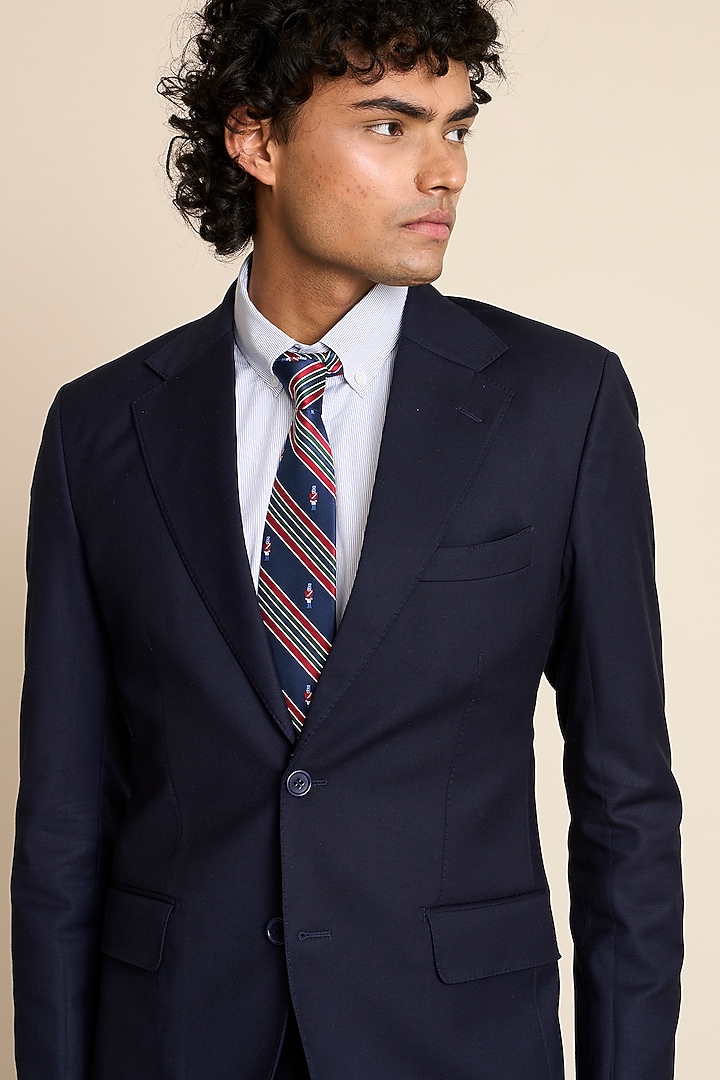 Blue Poly Viscose Suit Set by Gargee Designers at Pernia's Pop Up Shop