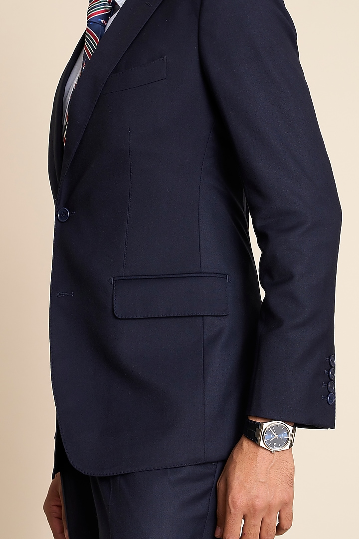 Blue Poly Viscose Suit Set by Gargee Designers at Pernia's Pop Up Shop