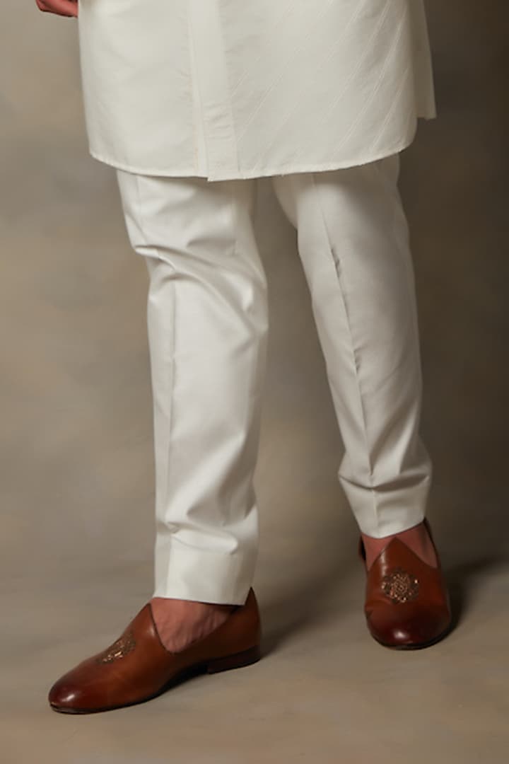 Peach Dyed Wedding Indowestern Set by Gargee Designers at Pernia's Pop Up Shop
