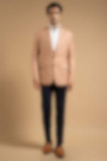Peach Linen Blazer by Gargee Designers at Pernia's Pop Up Shop