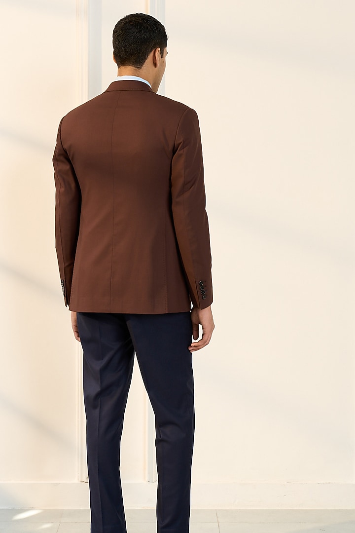 Brown Terry Wool Blazer by Gargee Designers at Pernia's Pop Up Shop