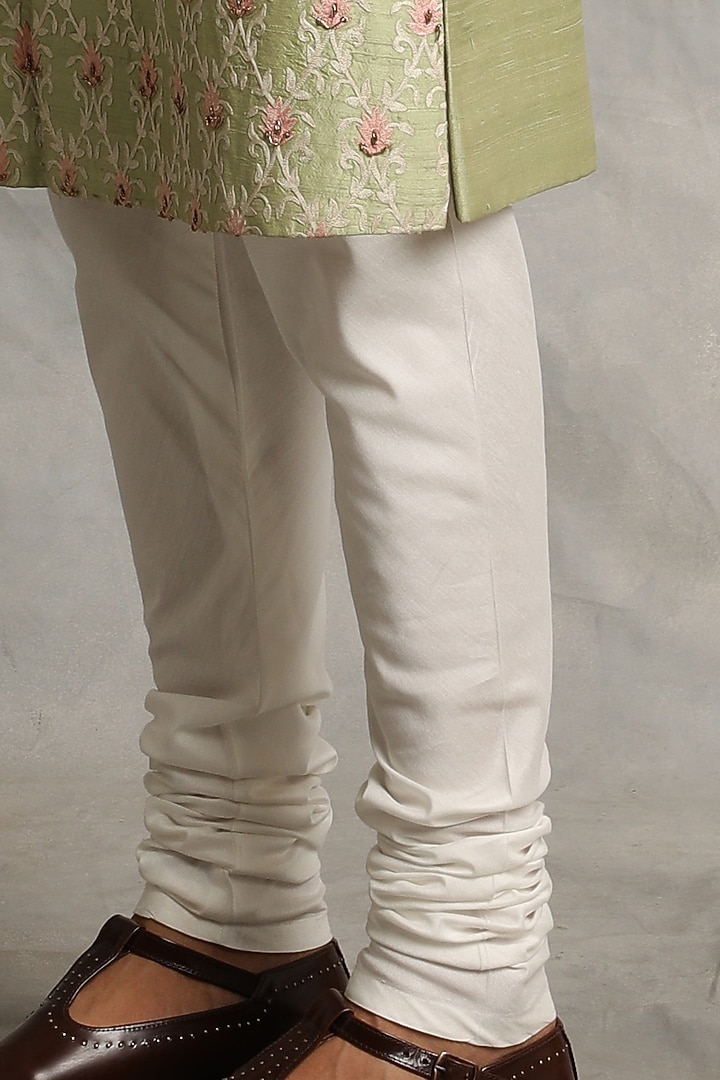 Mint Embroidered Wedding Sherwani Set by Gargee Designers at Pernia's Pop Up Shop