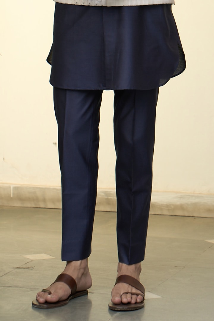Ivory Cotton Silk Bundi Jacket Set by Gargee Designers at Pernia's Pop Up Shop