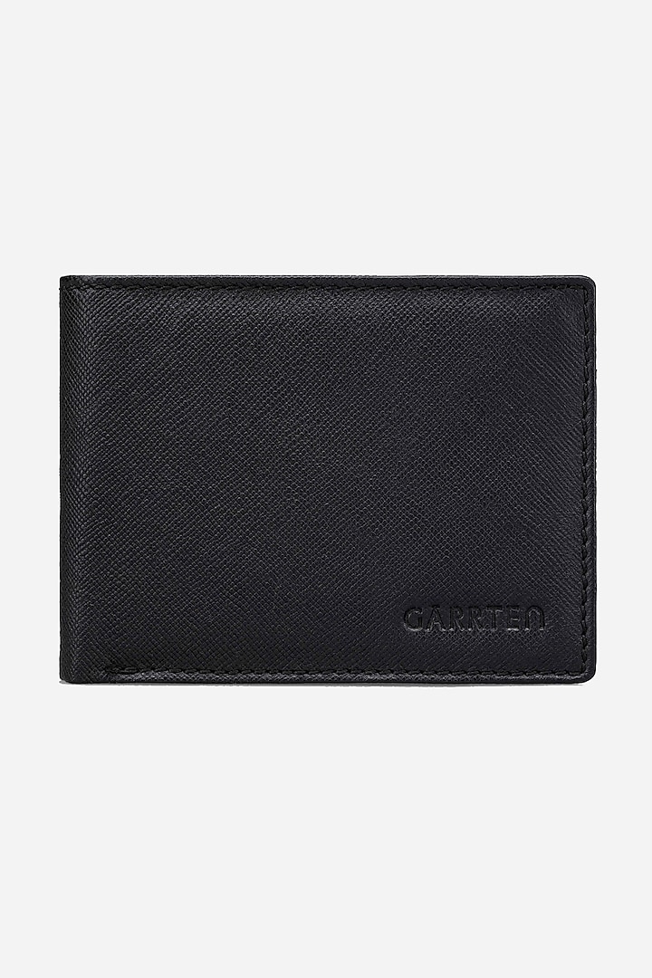Black Leather Wallet by GARRTEN