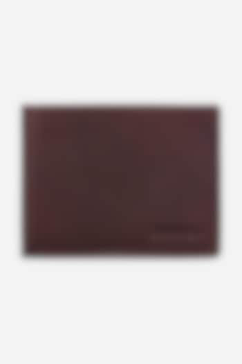 Chocolate Leather Wallet by GARRTEN