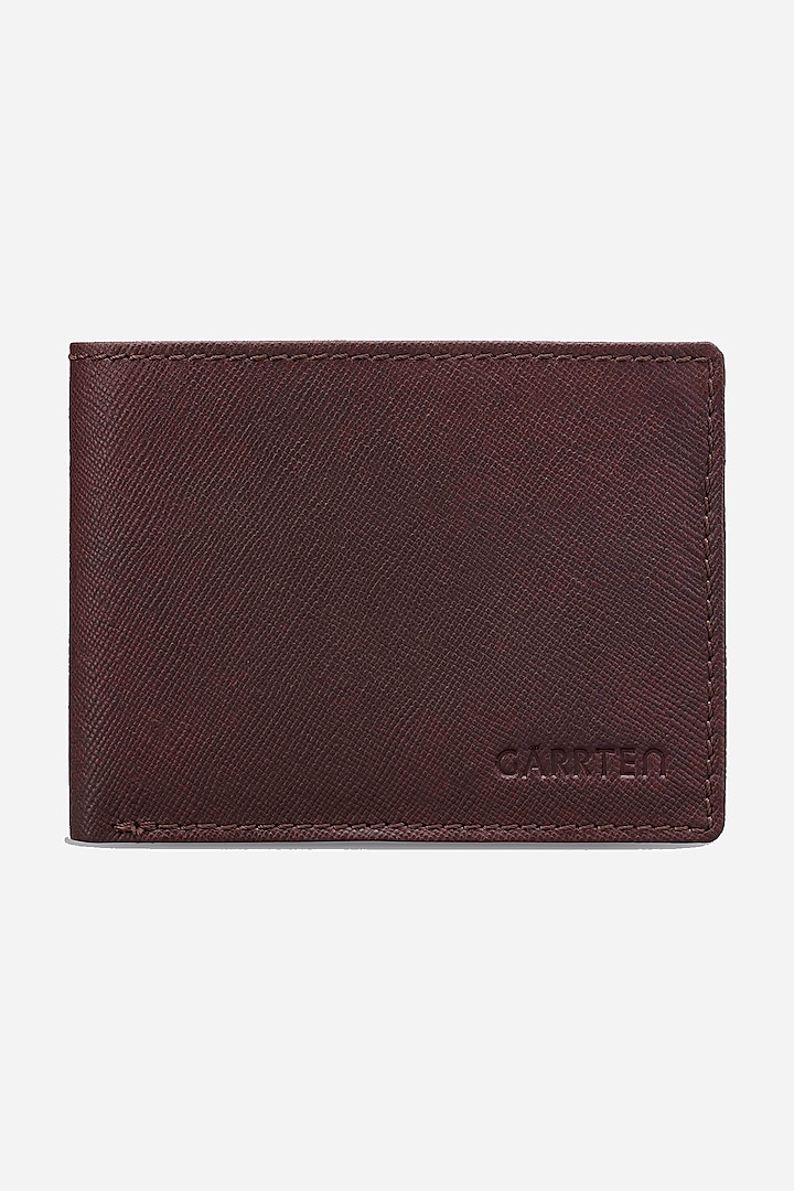 Chocolate Leather Wallet by GARRTEN
