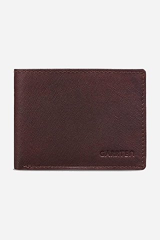 Chocolate Leather Wallet by GARRTEN