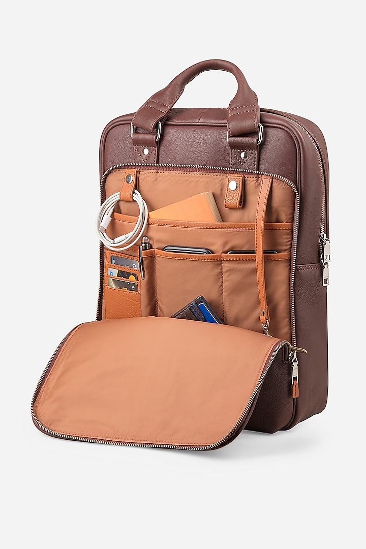 Ashwood Leather Backpack Honey  At Portmeirion Online - Portmeirion Online