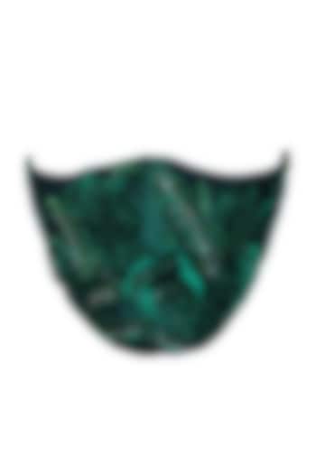 Emerald Green Embellished Mask by Gaya