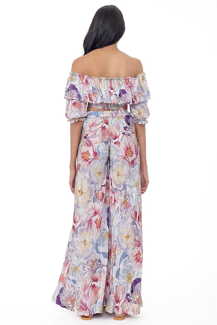 Multi-Colored Off-Shoulder Crop Top by Gaya at Pernia's Pop Up Shop
