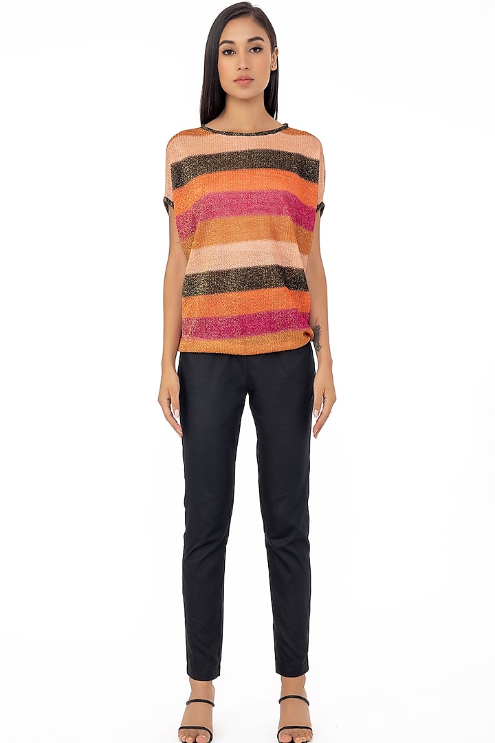 Multi-Coloured Striped Top by Gaya