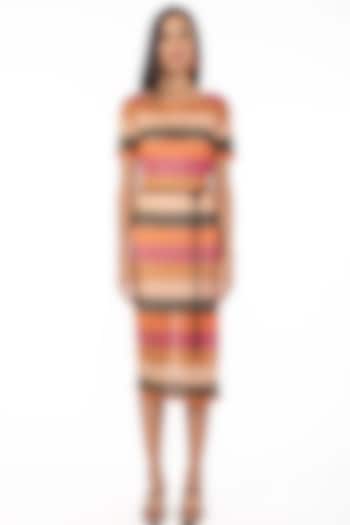 Multi-Coloured Crochet Dress by Gaya