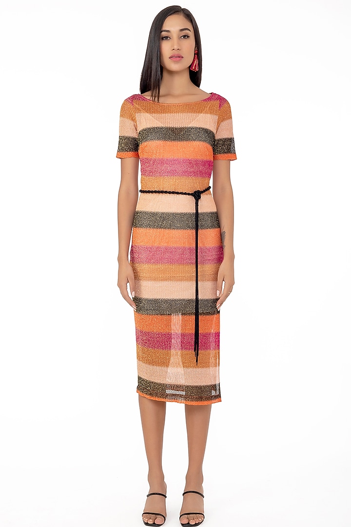 Multi-Coloured Crochet Summer Dress by Gaya at Pernia's Pop Up Shop