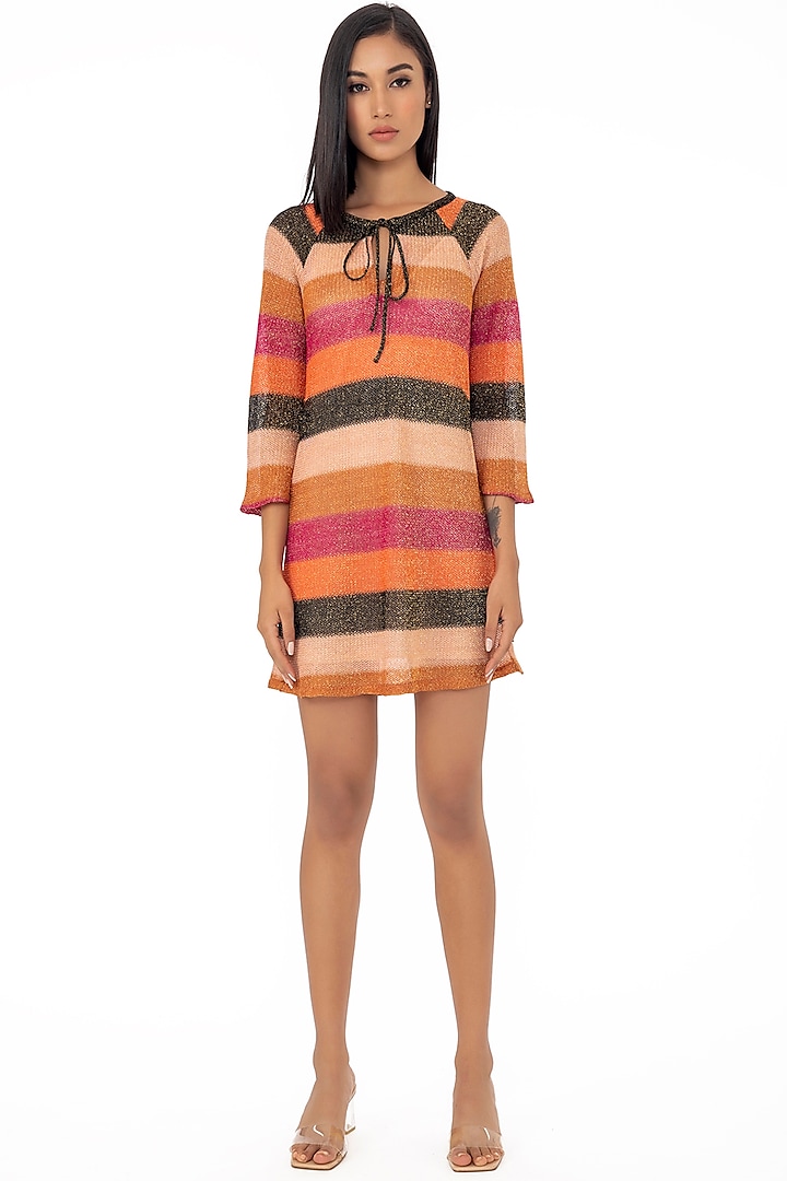 Multi-Coloured Striped Dress by Gaya at Pernia's Pop Up Shop