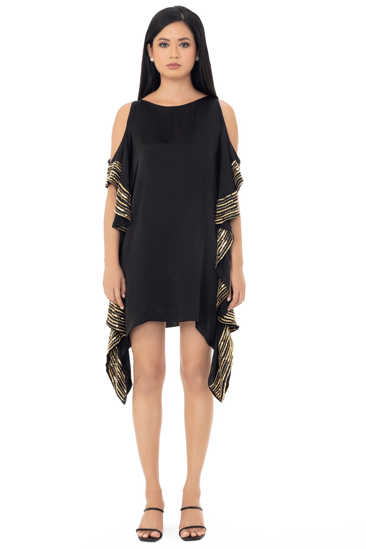 cold shoulder kaftan