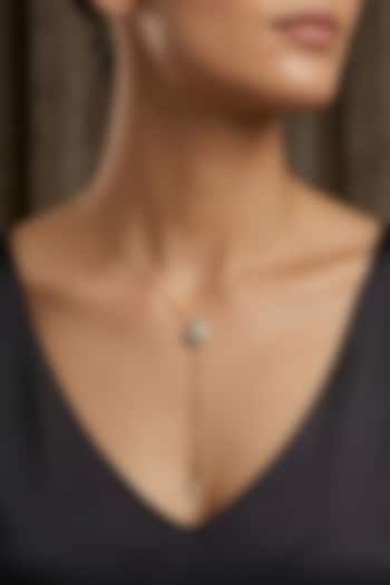 14kt Gold Finish Kundan Polki & Uncut Diamond Pendant Pendant Necklace by GBT Be True at Pernia's Pop Up Shop