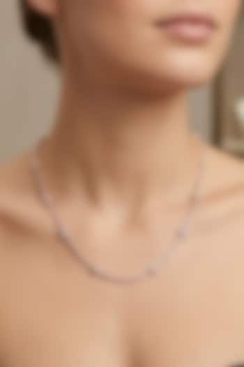 18kt Gold Finish Diamond Motif Necklace by GBT Be True at Pernia's Pop Up Shop