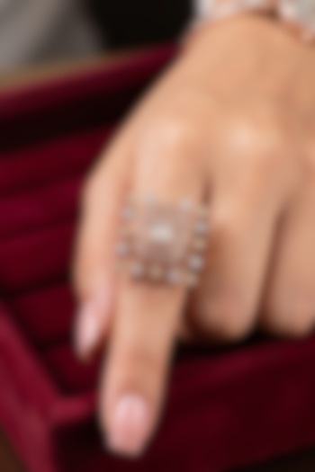 14kt Gold Finish Diamond Ring by GBT Be True at Pernia's Pop Up Shop