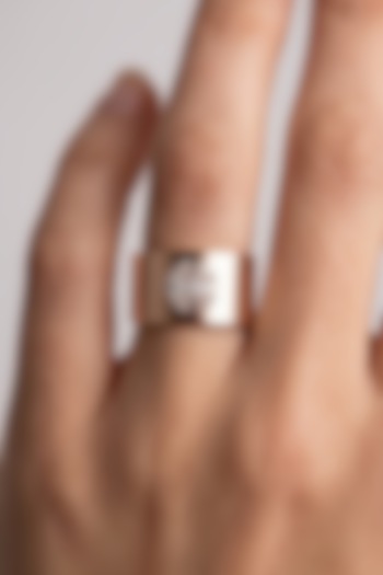 14kt Gold Finish Heart-Shaped Diamond Ring by GBT Be True at Pernia's Pop Up Shop