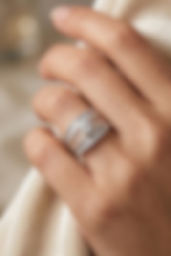 18kt Gold Finish Diamond Ring by GBT Be True at Pernia's Pop Up Shop