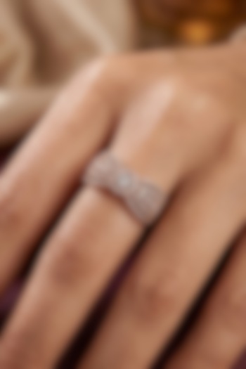 18kt Gold Finish Diamond Ring by GBT Be True at Pernia's Pop Up Shop