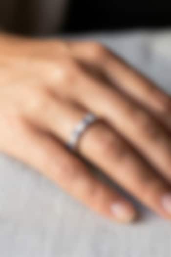 14kt Gold Finish Diamond & Deep Blue Sapphire Stone Ring by GBT Be True at Pernia's Pop Up Shop