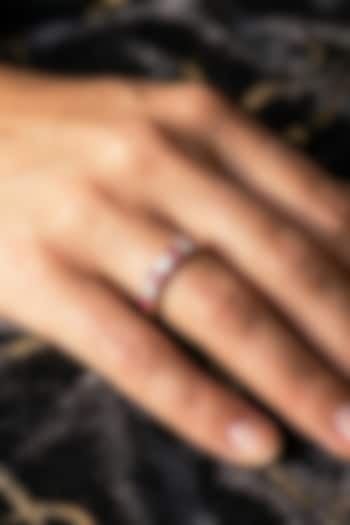14kt Gold Finish Diamond & Ruby Stone Ring by GBT Be True at Pernia's Pop Up Shop