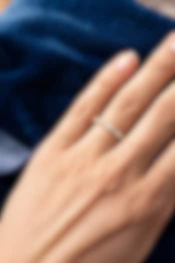 14kt Gold Finish Diamond & Sapphire Stone Ring by GBT Be True at Pernia's Pop Up Shop