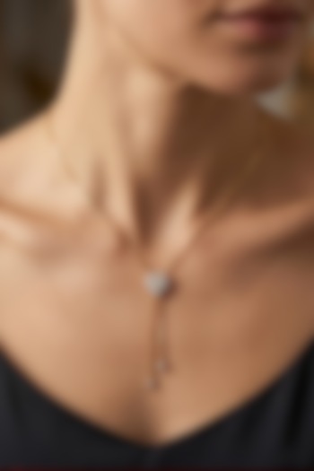 14kt Gold Finish Diamond Heart-Shaped Pendant Necklace by GBT Be True at Pernia's Pop Up Shop