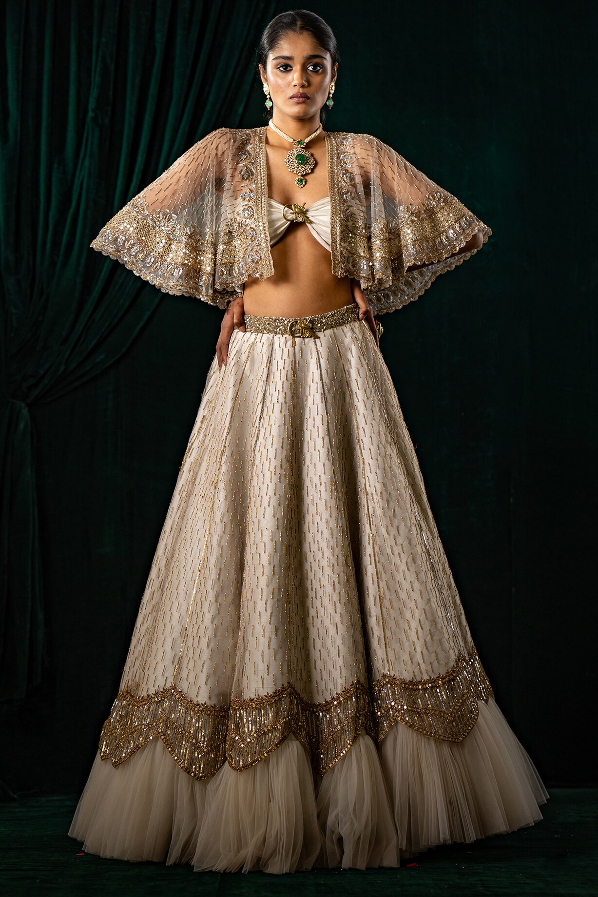 Geethika kanumilli on sale lehenga online shopping