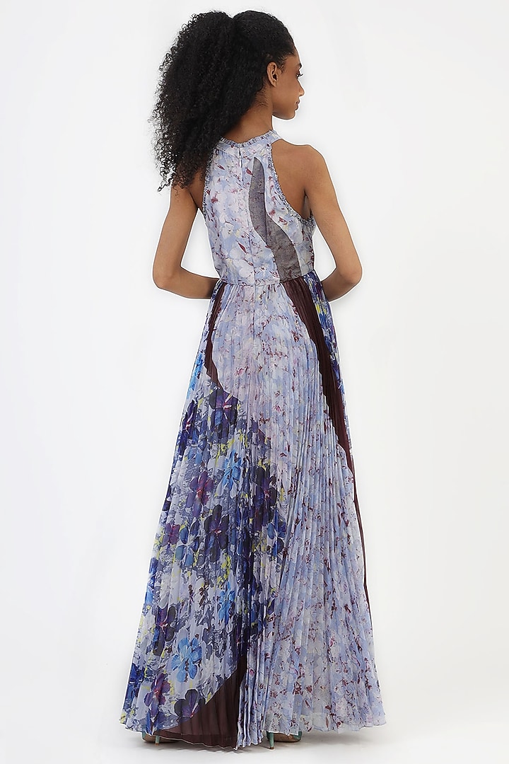 Blue Maxi Vacation Dress by Geisha Designs at Pernia's Pop Up Shop