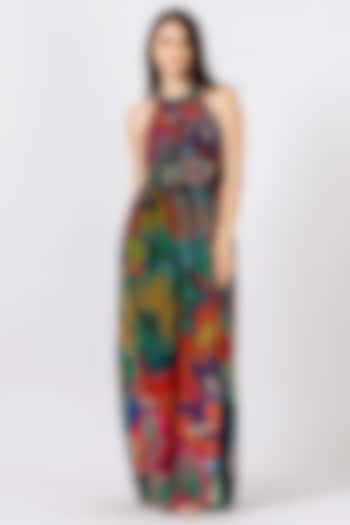 geisha designs floral maxi dress Floral Maxi Slip Dress