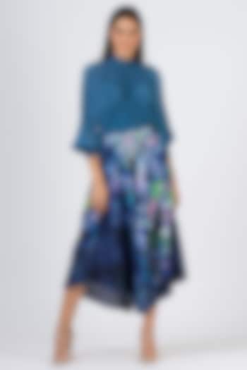 Blue Ombre Skirt by Geisha Designs