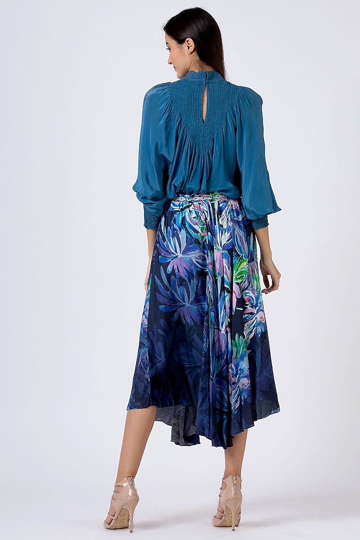 Blue Ombre Skirt by Geisha Designs at Pernia's Pop Up Shop