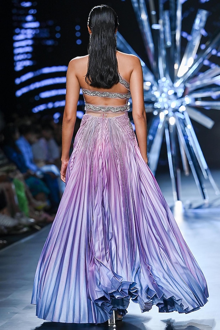 Multi-Colored Nylon & Polyester Ombre Wedding Gown by Geisha Designs at Pernia's Pop Up Shop