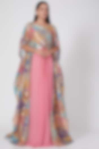Fuchsia Kaftan Style Gown by Geisha Designs