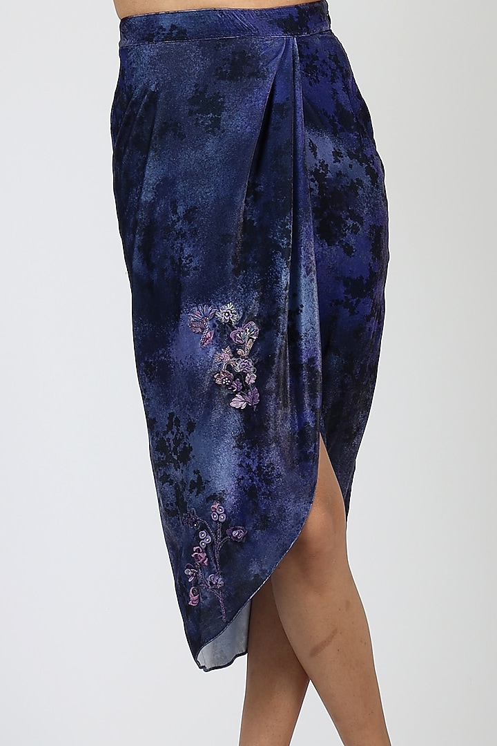 Violet Velvet Skirt by Geisha Designs at Pernia's Pop Up Shop