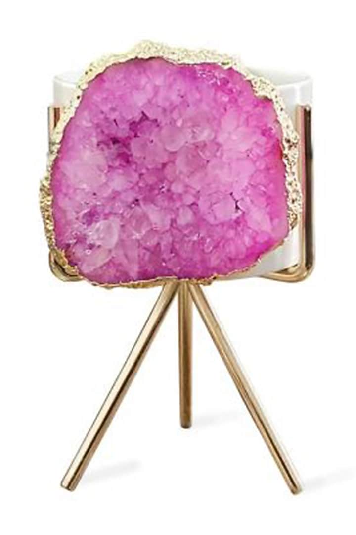 Pink Agate Planter by Gemtherapy at Pernia's Pop Up Shop