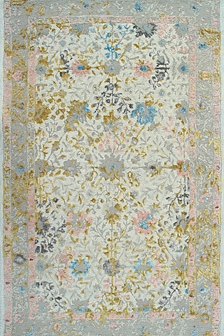 Light Grey Hand-Tufted Carpet by Ghar Ghar
