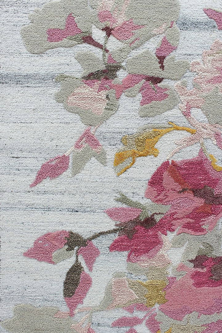 Multi-Colored Floral Rug by Ghar Ghar