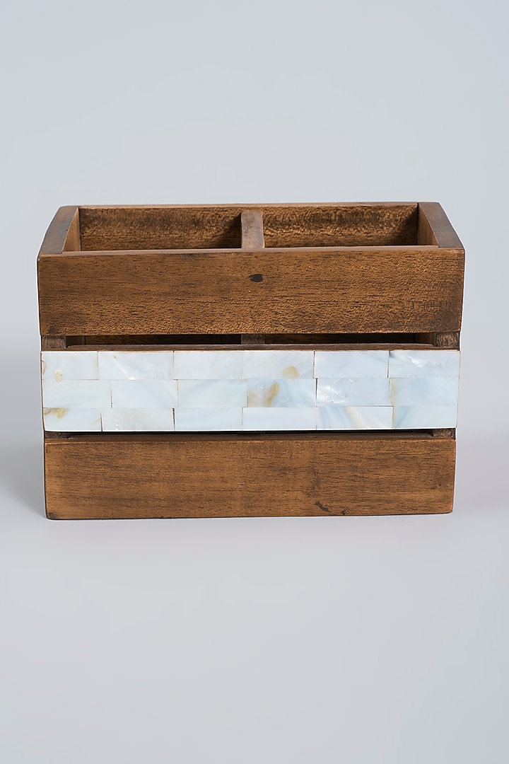 Wooden Mother Of Pearl Cutlery by Gifted at Pernia's Pop Up Shop