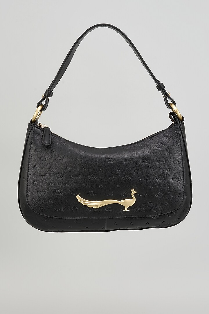 Black Leather Bag by GLA Accessories at Pernia's Pop Up Shop