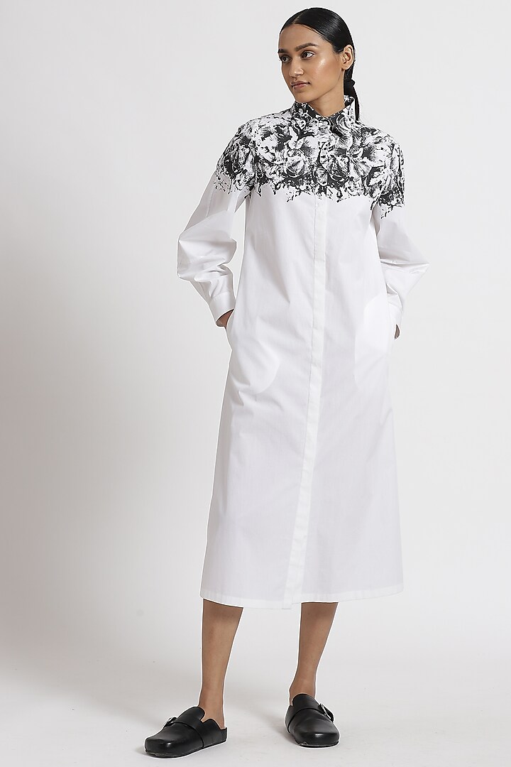 White Mellea Dress by Genes Lecoanet Hemant
