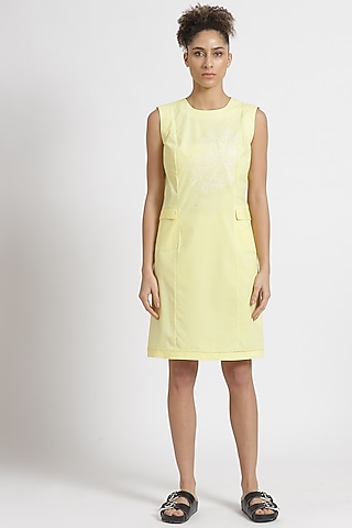 Dandelion Poplin Dress by Genes Lecoanet Hemant
