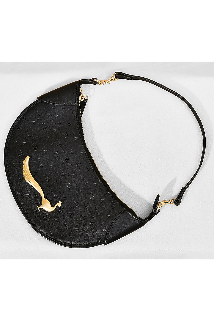 Black Leather Bag by GLA Accessories at Pernia's Pop Up Shop